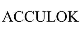 ACCULOK trademark