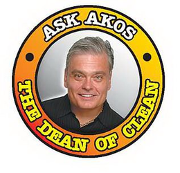 ASK AKOS THE DEAN OF CLEAN trademark
