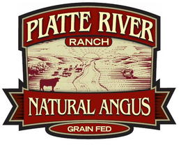 PLATTE RIVER RANCH NATURAL ANGUS GRAIN FED trademark