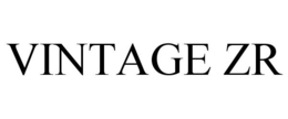 VINTAGE ZR trademark