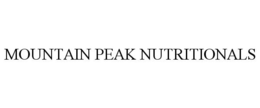MOUNTAIN PEAK NUTRITIONALS trademark