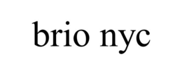 BRIO NYC trademark
