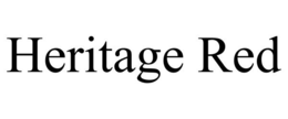 HERITAGE RED trademark