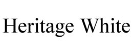 HERITAGE WHITE trademark