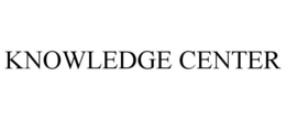 KNOWLEDGE CENTER trademark