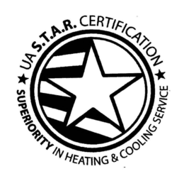 UA S.T.A.R. CERTIFICATION SUPERIORITY IN HEATING & COOLING SERVICE trademark