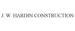 J. W. HARDIN CONSTRUCTION trademark