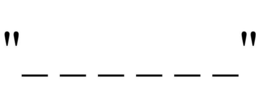 "_ _ _ _ _ _" trademark