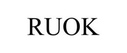 RUOK trademark