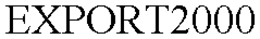 EXPORT2000 trademark