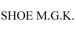 SHOE M.G.K. trademark