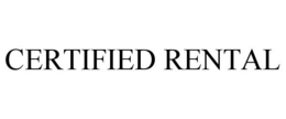 CERTIFIED RENTAL trademark
