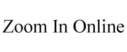 ZOOM IN ONLINE trademark