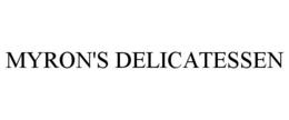 MYRON'S DELICATESSEN trademark