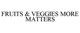 FRUITS & VEGGIES MORE MATTERS trademark
