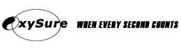 OXYSURE WHEN EVERY SECOND COUNTS trademark