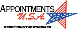 APPOINTMENTS U.S.A. REDEFINING THE STANDARD trademark