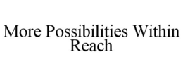 MORE POSSIBILITIES WITHIN REACH trademark