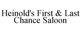 HEINOLD'S FIRST & LAST CHANCE SALOON trademark