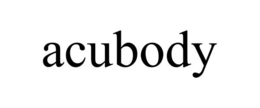 ACUBODY trademark