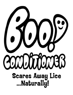 BOO! CONDITIONER SCARES AWAY LICE...NATURALLY! trademark