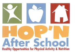 HOP'N AFTER SCHOOL HEALTHY OPPORTUNITIES FOR PHYSICAL ACTIVITY & NUTRITION trademark