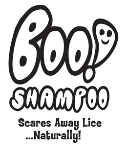 BOO! SHAMPOO SCARES AWAY LICE....NATURALLY! trademark