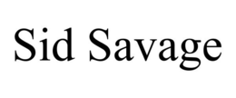 SID SAVAGE trademark