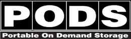 PODS PORTABLE ON DEMAND STORAGE trademark