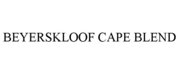 BEYERSKLOOF CAPE BLEND trademark