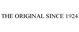 THE ORIGINAL SINCE 1924 trademark