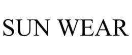SUN WEAR trademark
