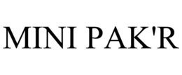 MINI PAK'R trademark