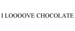I LOOOOVE CHOCOLATE trademark