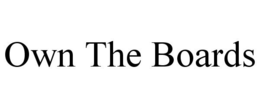 OWN THE BOARDS trademark