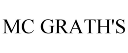 MC GRATH'S trademark