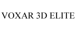 VOXAR 3D ELITE trademark