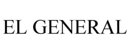 EL GENERAL trademark