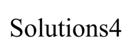 SOLUTIONS4 trademark