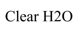 CLEAR H2O trademark