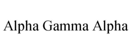 ALPHA GAMMA ALPHA trademark