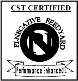 CST CERTIFIED PI-NEGATIVE FEEDYARD PERFORMANCE ENHANCED trademark