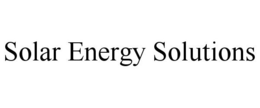 SOLAR ENERGY SOLUTIONS trademark