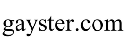 GAYSTER.COM trademark