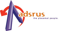 V ADSRUS THE PLACEMAT PEOPLE. trademark