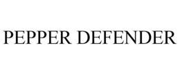 PEPPER DEFENDER trademark
