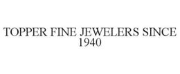 TOPPER FINE JEWELERS SINCE 1940 trademark