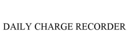 DAILY CHARGE RECORDER trademark