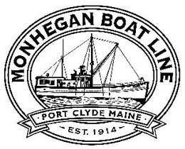 MONHEGAN BOAT LINE PORT CLYDE MAINE EST. 1914 trademark