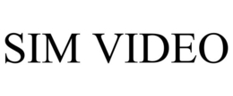 SIM VIDEO trademark